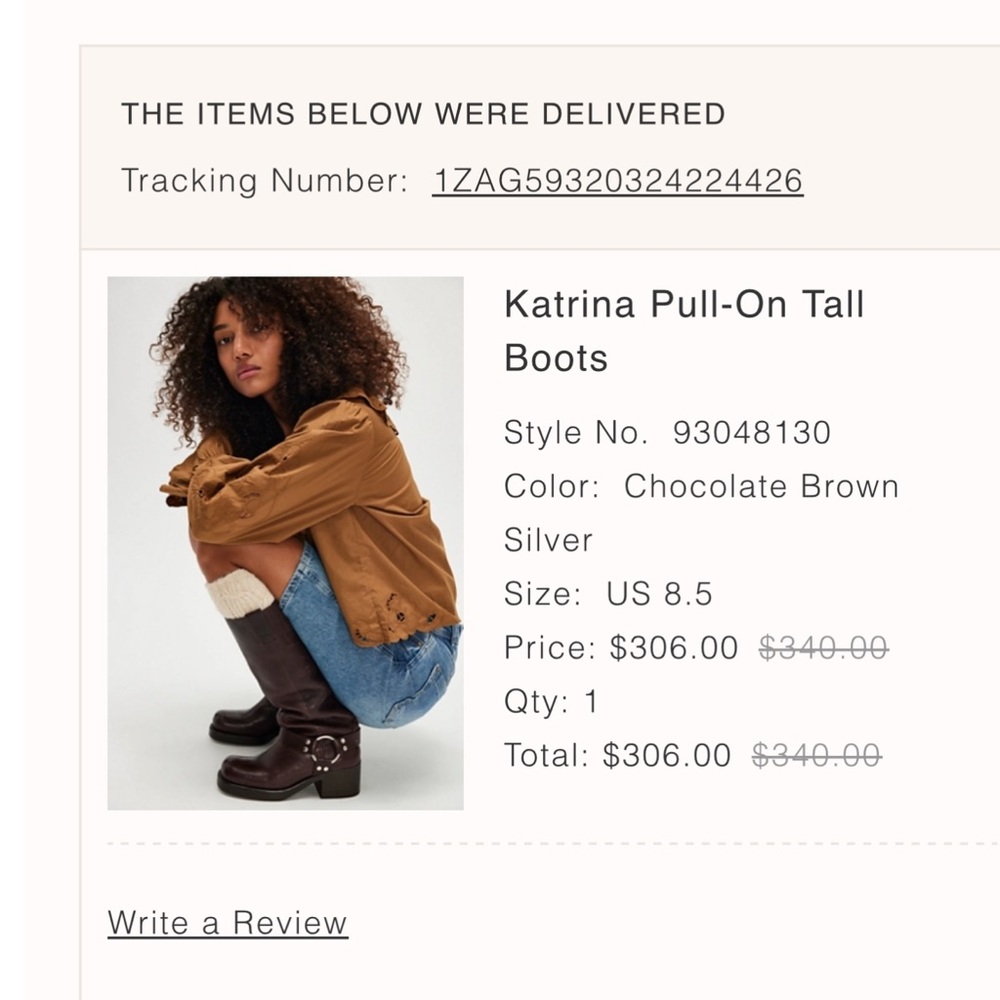 Jeffrey Campbell Chocolate Brown and Silver Katrina Boots - Miu Miu vibes.